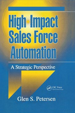 High-Impact Sales Force Automation (eBook, ePUB) - Petersen, Glen