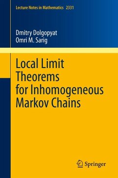 Local Limit Theorems for Inhomogeneous Markov Chains (eBook, PDF) - Dolgopyat, Dmitry; Sarig, Omri M.