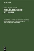 Vergleichende Bearbeitung der Griechischen und Lateinischen Partikeln, 1: Die Adverbien (eBook, PDF)