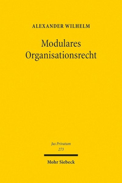 Modulares Organisationsrecht (eBook, PDF)