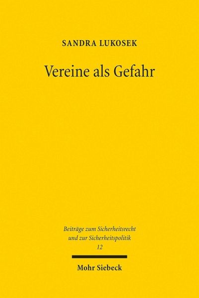 Vereine als Gefahr (eBook, PDF) Vereine als Gefahr (eBook, PDF)