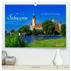 Schwerin Mecklenburg (hochwertiger Premium Wandkalender 2024 DIN A2 quer), Kunstdruck in Hochglanz