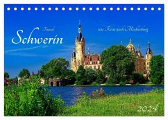 Schwerin Mecklenburg (Tischkalender 2024 DIN A5 quer), CALVENDO Monatskalender