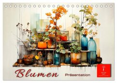Blumen Präsentation (Tischkalender 2024 DIN A5 quer), CALVENDO Monatskalender - Roder, Peter