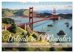 Urlaub in Miniatur (Tischkalender 2024 DIN A5 quer), CALVENDO Monatskalender