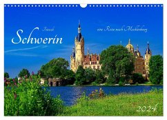 Schwerin Mecklenburg (Wandkalender 2024 DIN A3 quer), CALVENDO Monatskalender