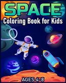 Space Coloring Book for Kids Ages 4-8
