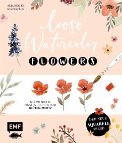 Cover Loose Watercolor - Flowers  (Mängelexemplar)