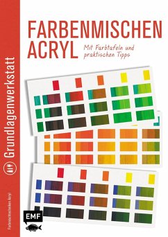 Cover Grundlagenwerkstatt: Farbenmischen Acryl - Mit Farbtafeln und praktischen Tipps  (Mängelexemplar)