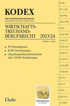 KODEX Wirtschaftstreuhand-Berufsrecht 2023/24 - Benesch, Gregor