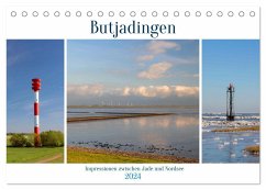 Butjadingen. Impressionen zwischen Jade und Nordsee (Tischkalender 2024 DIN A5 quer), CALVENDO Monatskalender