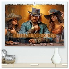 Die Welt der Pokerspieler (hochwertiger Premium Wandkalender 2024 DIN A2 quer), Kunstdruck in Hochglanz - Brunner-Klaus, Liselotte