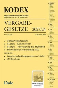 KODEX Vergabegesetze 2023/24 - Konetzky, Georg