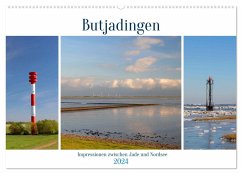 Butjadingen. Impressionen zwischen Jade und Nordsee (Wandkalender 2024 DIN A2 quer), CALVENDO Monatskalender
