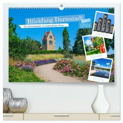 Blickfang Darmstadt! (hochwertiger Premium Wandkalender 2024 DIN A2 quer), Kunstdruck in Hochglanz - Schmidt, Claudia