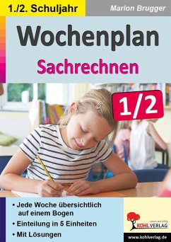 Wochenplan Sachrechnen / Klasse 1-2 - Brugger, Marion