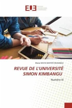 REVUE DE L'UNIVERSITÉ SIMON KIMBANGU - Muya Mayoyi Musangu, Blaise