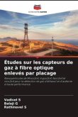 Études sur les capteurs de gaz à fibre optique enlevés par placage