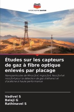 Études sur les capteurs de gaz à fibre optique enlevés par placage - S, Vadivel;G, Balaji;S, Rathinavel