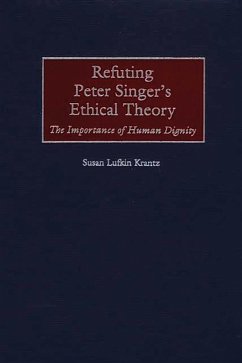 Cover Refuting Peter Singer's Ethical Theory (eBook, PDF)