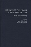 Managing Colleges and Universities (eBook, PDF)