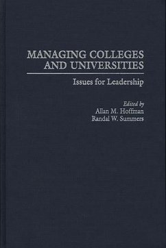 Managing Colleges and Universities (eBook, PDF) - Hoffman, Allan M.; Summers, Randal W.