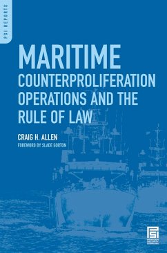 Cover Maritime Counterproliferation Operations and the Rule of Law (eBook, PDF)