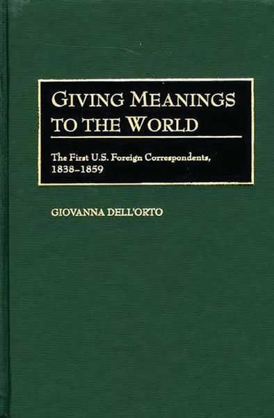 Giving Meanings to the World (eBook, PDF)