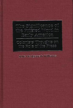 Cover The Significance of the Printed Word in Early America (eBook, PDF)