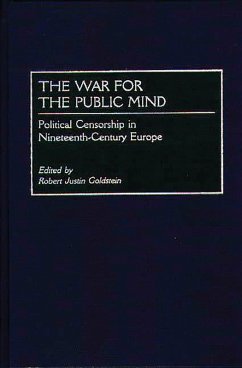 The War for the Public Mind (eBook, PDF) - Goldstein, Robert J.