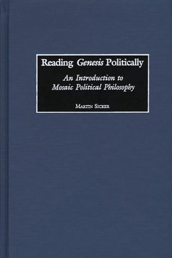 Reading Genesis Politically (eBook, PDF) - Sicker, Martin