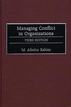 Managing Conflict in Organizations (eBook, PDF) - Rahim, M. Afzalur