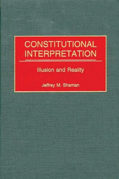 Constitutional Interpretation (eBook, PDF)
