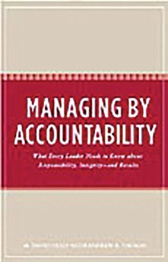 Managing by Accountability (eBook, PDF) - Dealy, Milton D.; Thomas, Andrew R.