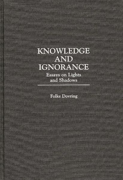 Knowledge and Ignorance (eBook, PDF) Knowledge and Ignorance (eBook, PDF)