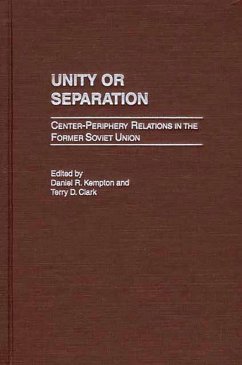 Cover Unity or Separation (eBook, PDF)