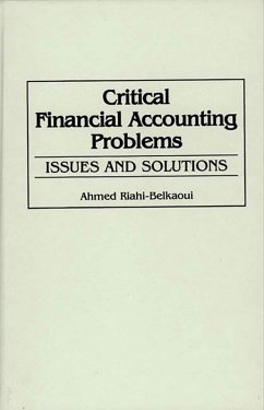 Critical Financial Accounting Problems (eBook, PDF) - Riahi-Belkaoui, Ahmed