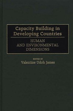 Cover Capacity Building in Developing Countries (eBook, PDF)