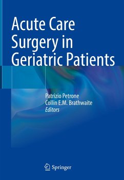 Acute Care Surgery in Geriatric Patients (eBook, PDF)