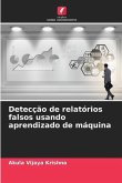 Detecção de relatórios falsos usando aprendizado de máquina