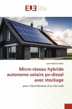 Micro-réseau hybride autonome solaire pv-diesel avec stockage - WANZIO SABEN, Joël