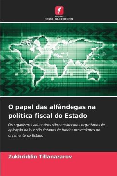 O papel das alfândegas na política fiscal do Estado - TIllanazarov, Zukhriddin