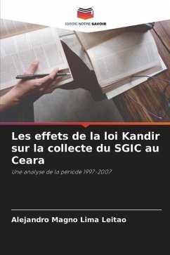 Les effets de la loi Kandir sur la collecte du SGIC au Ceara - Leitao, Alejandro Magno Lima