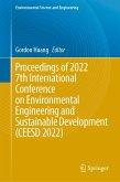 Proceedings of 2022 7th International Conference on Environmental Engineering and Sustainable Development (CEESD 2022) (eBook, PDF)