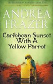 Caribbean Sunset with a Yellow Parrot