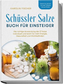 Schüssler Salze Buch für Einsteiger: Die richtige Anwendung der 27 Salze individuell und leicht für mehr Energie, Gesundheit und Wohlbefinden - Schritt für Schritt von der Theorie bis zur Praxis - Fischer, Karolin