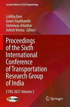 Proceedings of the Sixth International Conference of Transportation Research Group of India