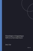 Sémiologie Et Linguistique Sémiologie Et Linguistique
