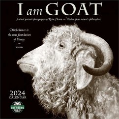 I Am Goat 2024 Wall Calendar: Animal Portrait Photography by Kevin Horan and Wisdom from Nature's Philosophers