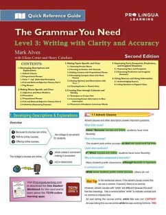 Writing with Clarity and Accuracy: The Grammar You Need, Level 3 - Alves, Mark; Caballero, Henry